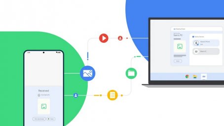 В Windows  стала доступна  функция Nearby Share от Google